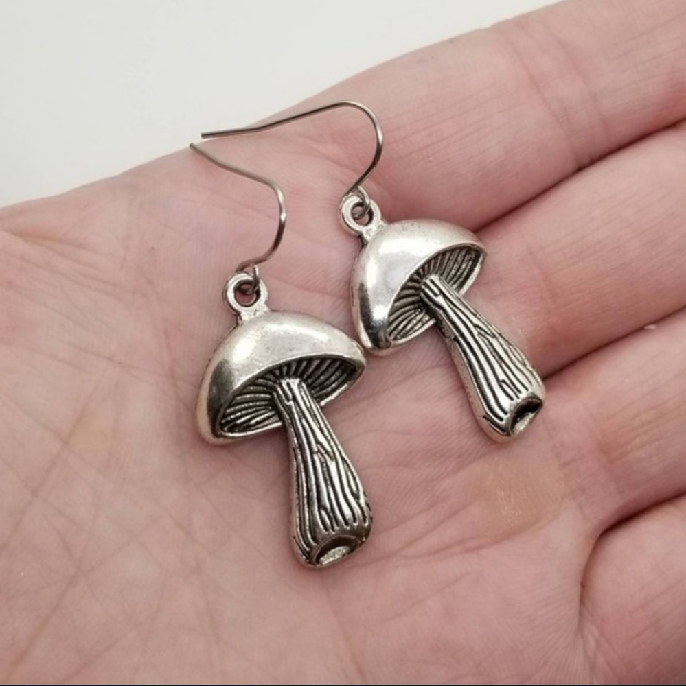 Mushroom Earrings